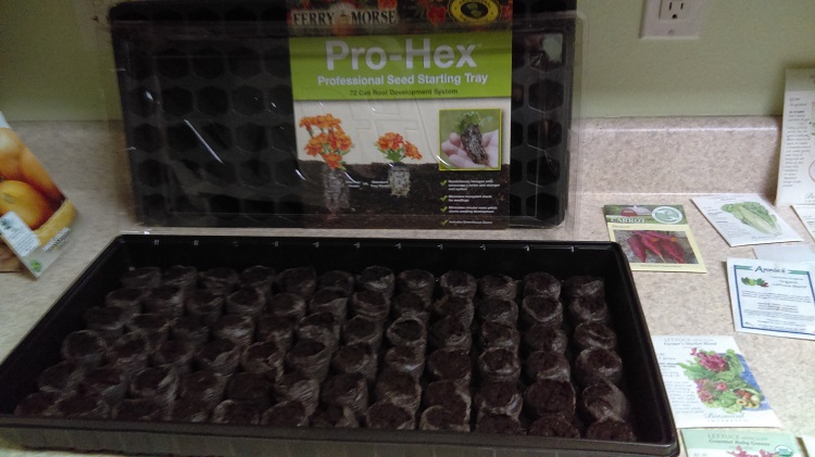 Planting with Jiffy Professional greenhouse kit
