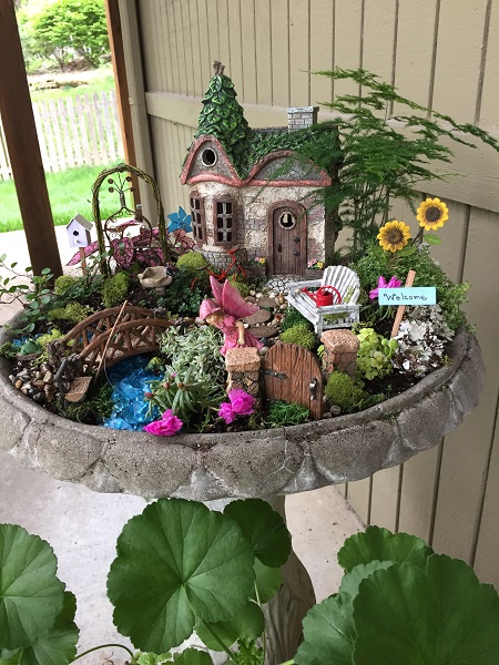 Make fairy garden kids